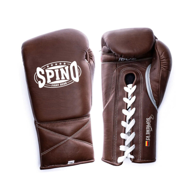 Supreme Pro Lace-Up Boxing Gloves